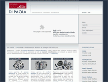 Tablet Screenshot of di-paola.it